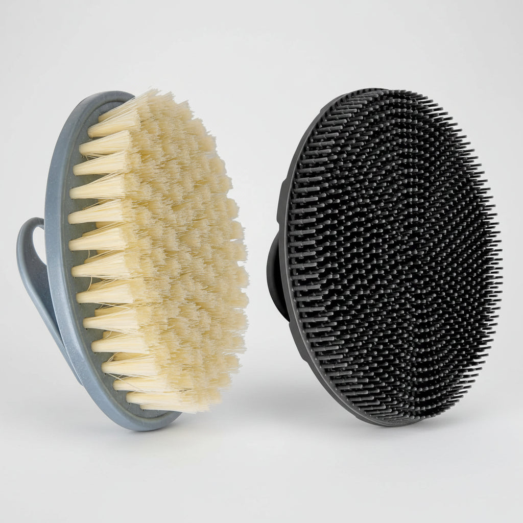 Escova de Duche Escova Corporal de Silicone Pegada Ergonómica