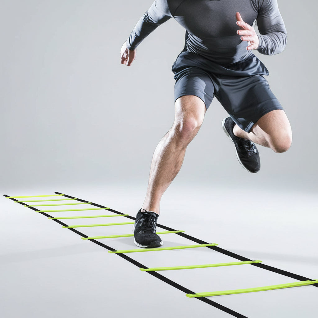 Escada de Agilidade Treino de Velocidade Ajustável Escada Desportiva