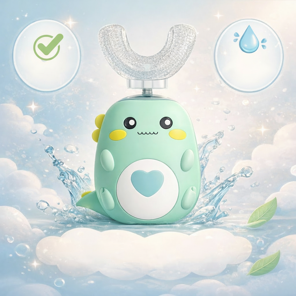 360° Kinderen Elektrisch Tandenborstel Effectieve Snelle Reiniging