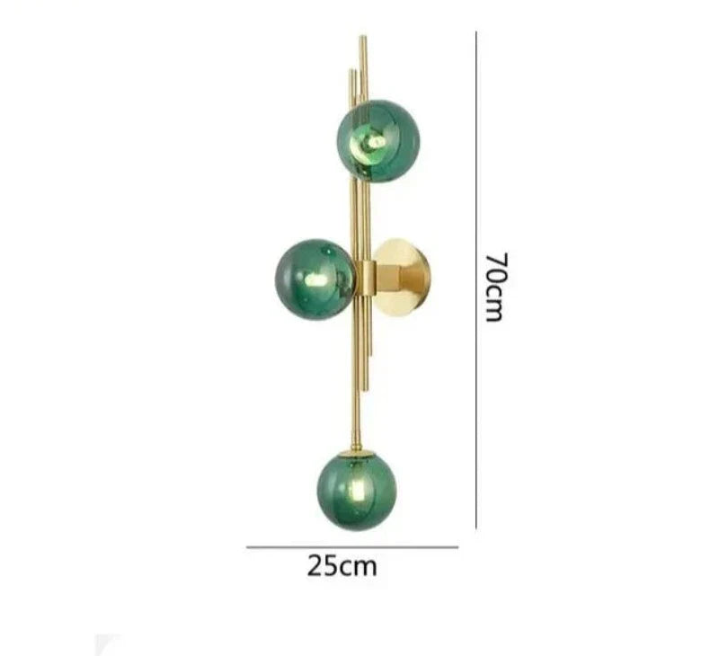 GlassSphere - Lampade da parete in vetro moderne – Elegante illuminazione LED