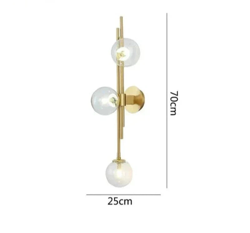 GlassSphere - Lampade da parete in vetro moderne – Elegante illuminazione LED