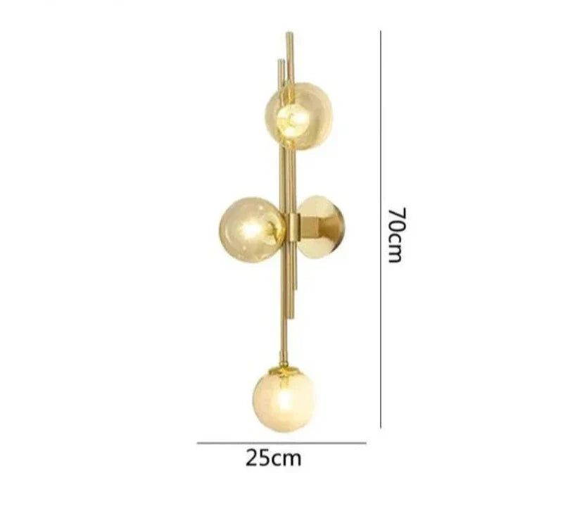 GlassSphere - Lampade da parete in vetro moderne – Elegante illuminazione LED