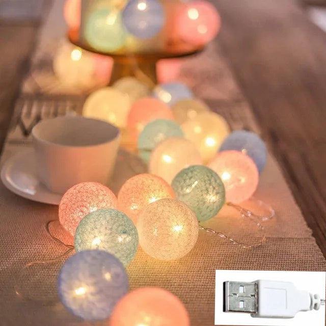 GlobeGlow - LED Katoen Draad Lantaarns