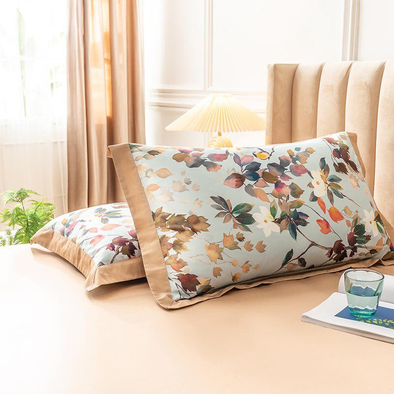 Watercolor Bloom Duvet Cover Set - Egyptian Cotton