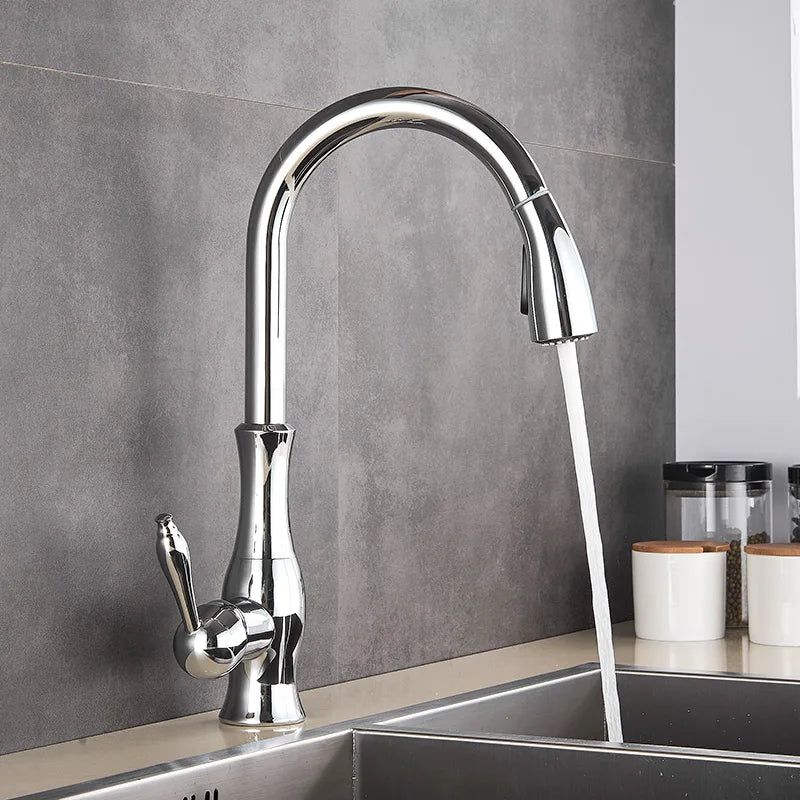 GoldFlow – Rubinetto da cucina dorato