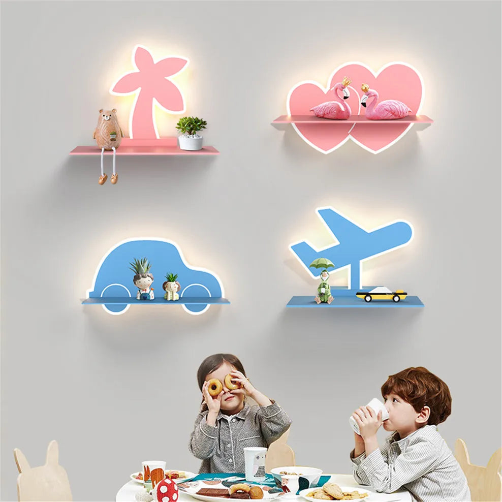 Kinderplane Wandlamp - Cartoon LED Verlichting