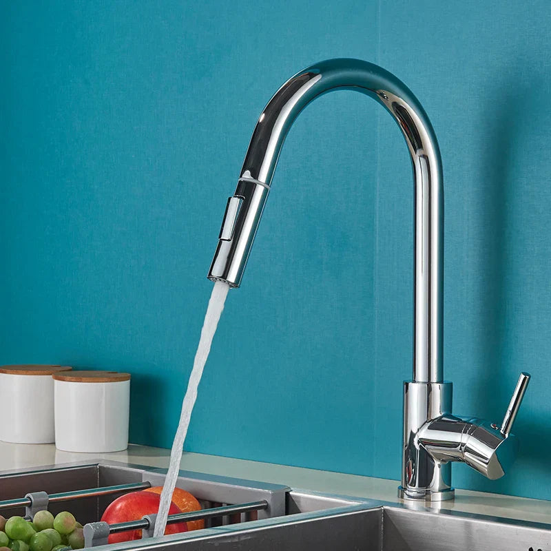 AquaTurn – 360° Draaiende Keukenkraan met Flexibele Hendel