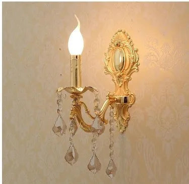 CrystalGlow - LED Kristal Kaarslamp Slaapkamerdecoratie