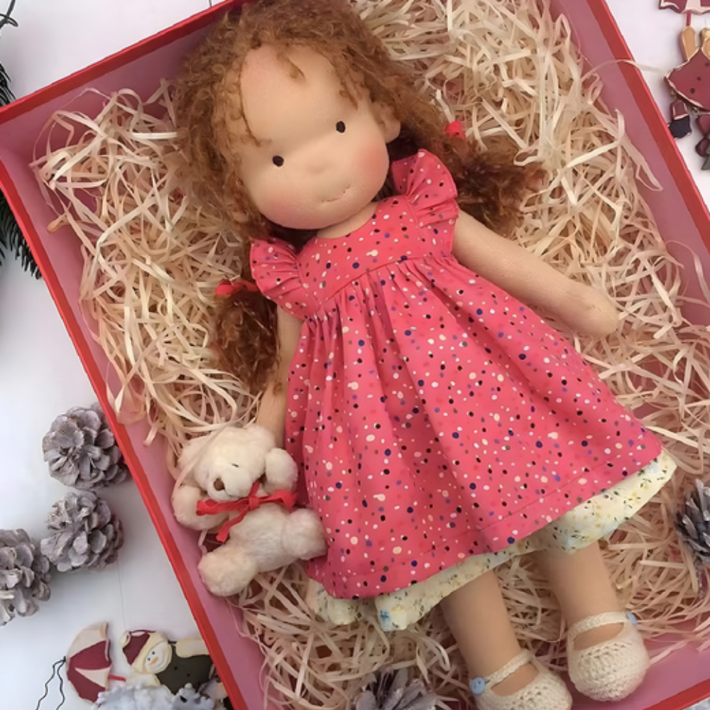 Handmade Waldorf Doll for Imaginative Play and Creativity 1