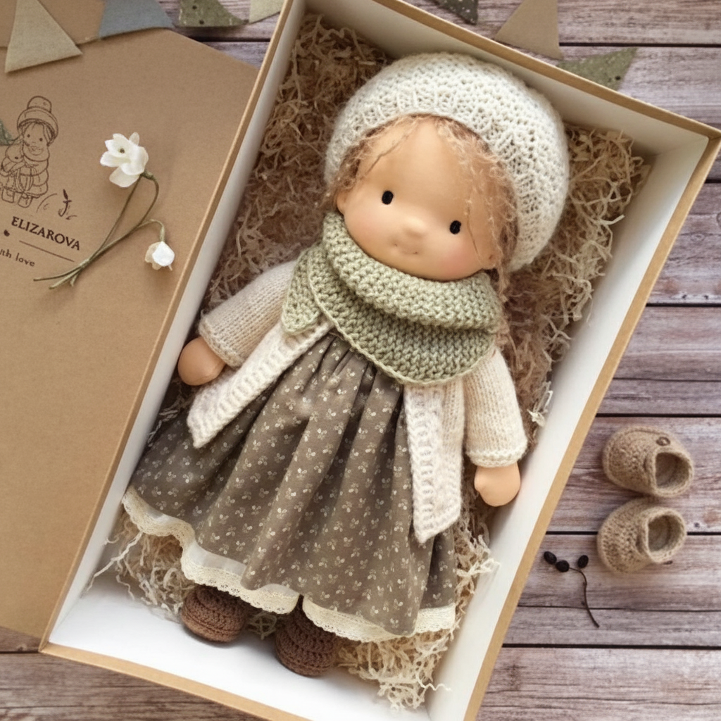 Handmade Waldorf Doll for Imaginative Play and Creativity 11