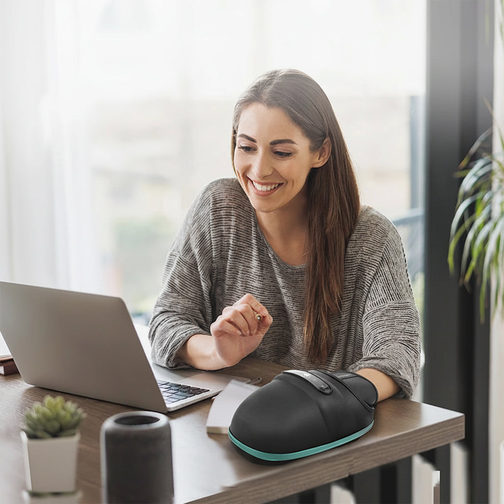 Draadloze Hand Massager Warmte Luchtzakken 6 Modus Intensity