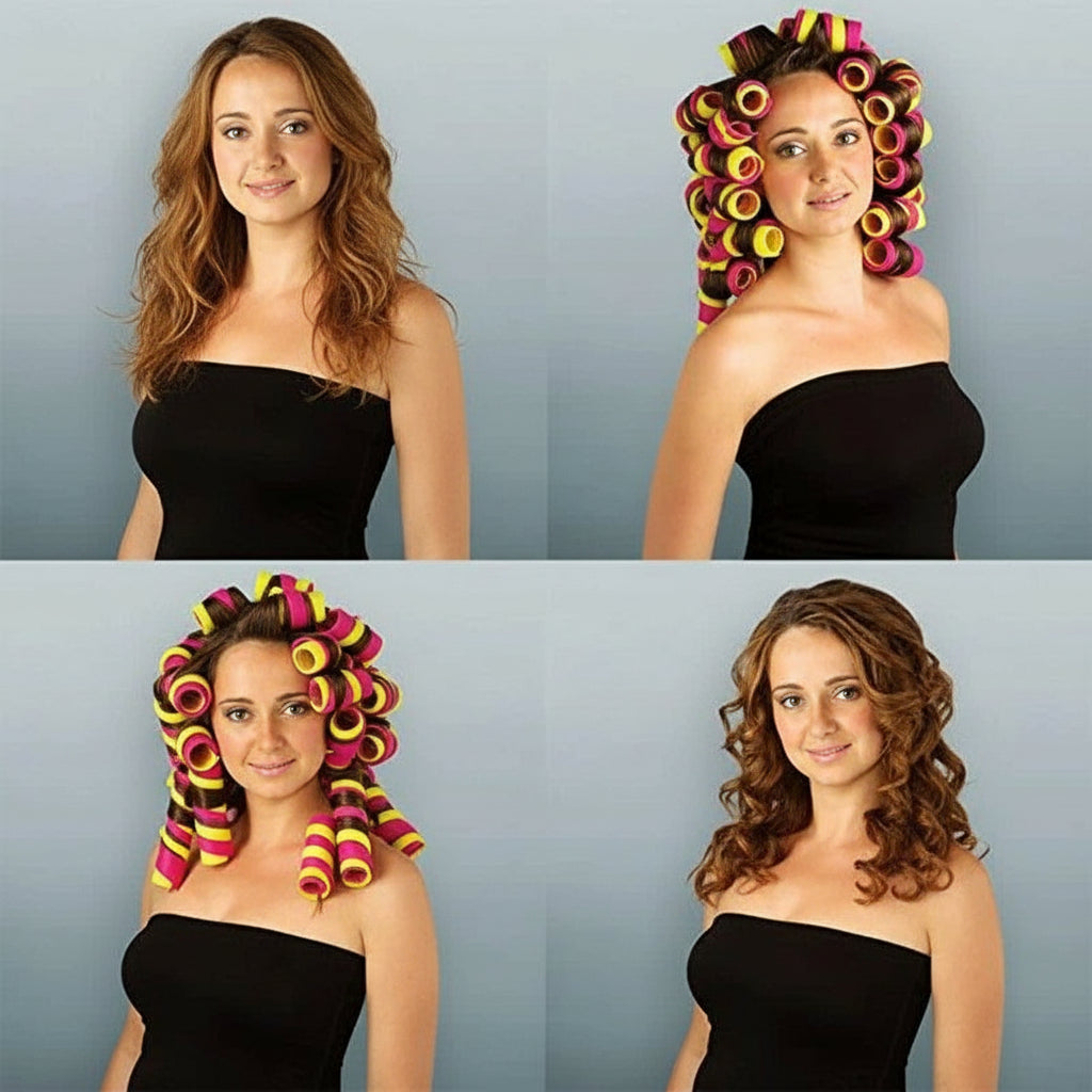 Heatless Curls Styling Kit Magic Curlers for Bouncy Curls 5