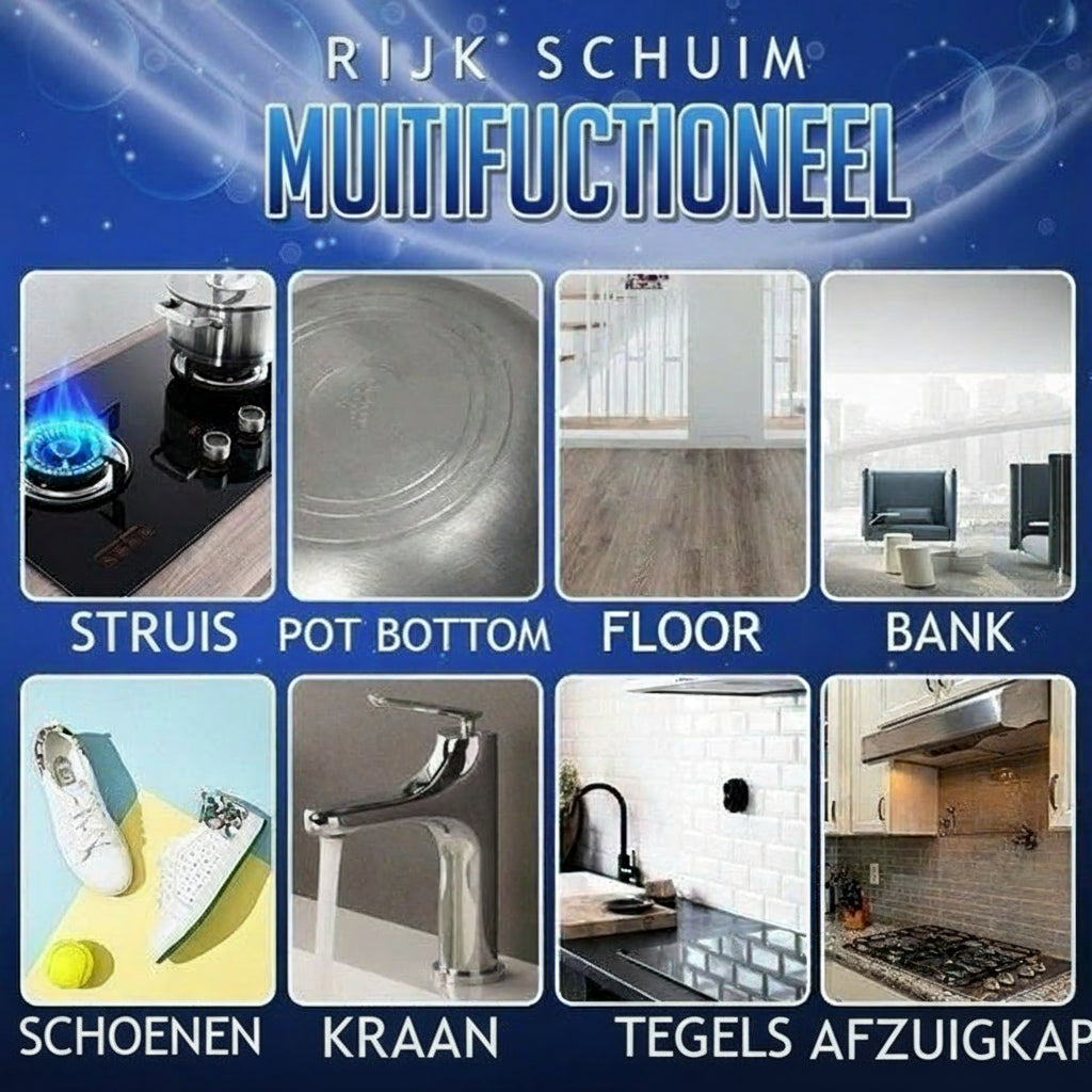 Heavy Oil Stain Cleaner Spray for Kitchen Grease and Burn Marks 5