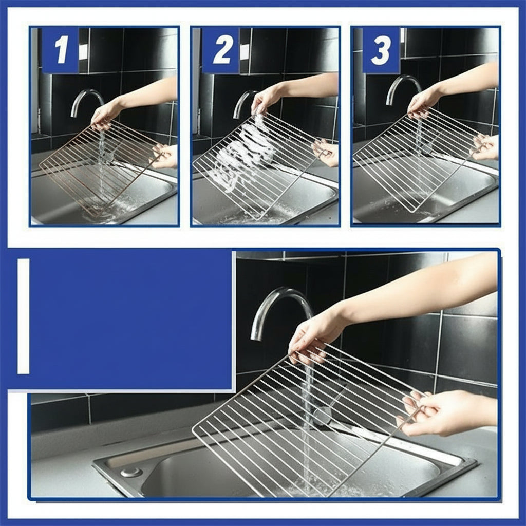 Heavy Oil Stain Cleaner Spray for Kitchen Grease and Burn Marks 6