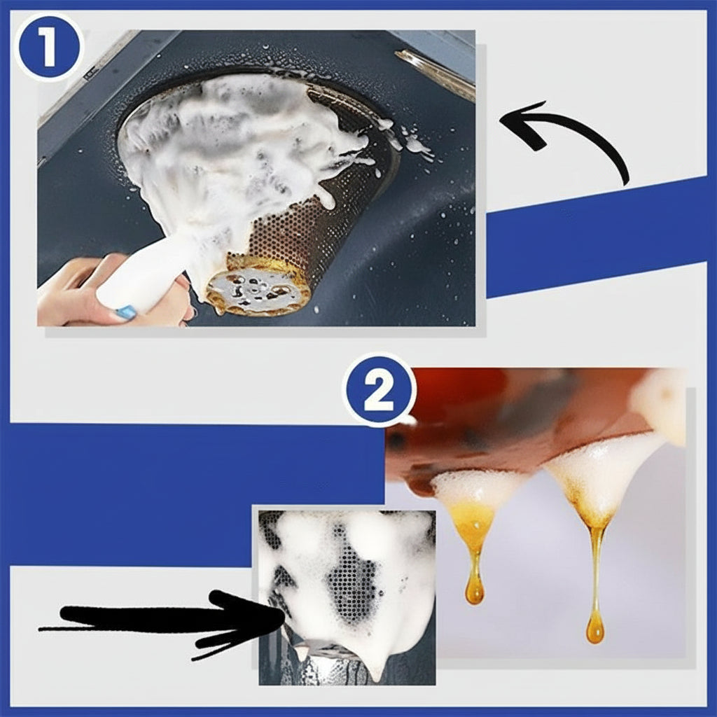 Heavy Oil Stain Cleaner Spray for Kitchen Grease and Burn Marks 7