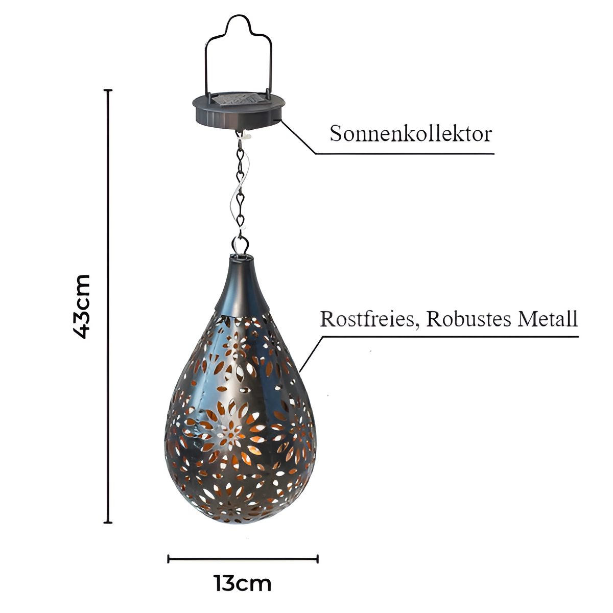 ShadowArt - Solar Energy Waterproof Hollow Outdoor Lamp