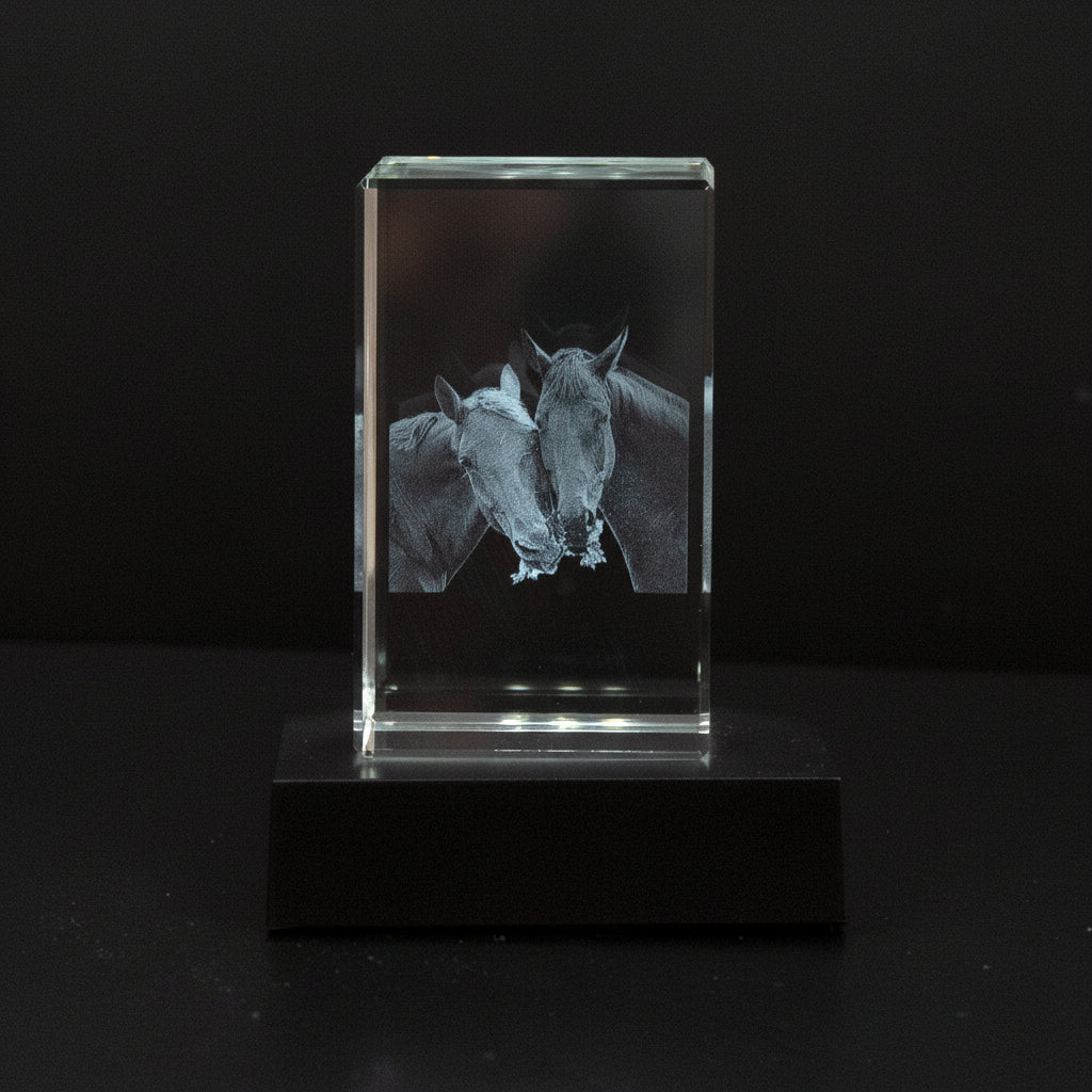 Obra de Arte em Cristal Personalizada