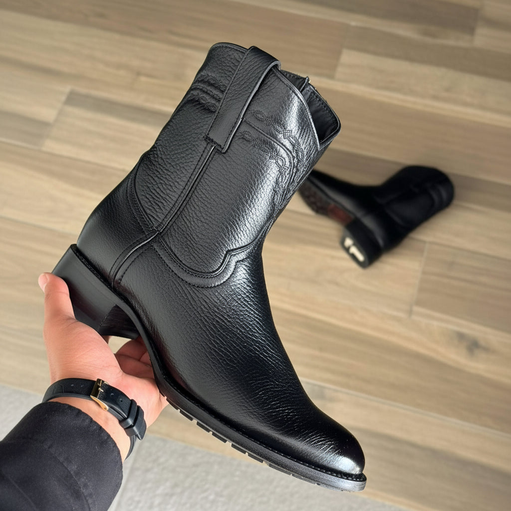 Heren Ortopedische Lederen Botten Comfortabel Stijlvol