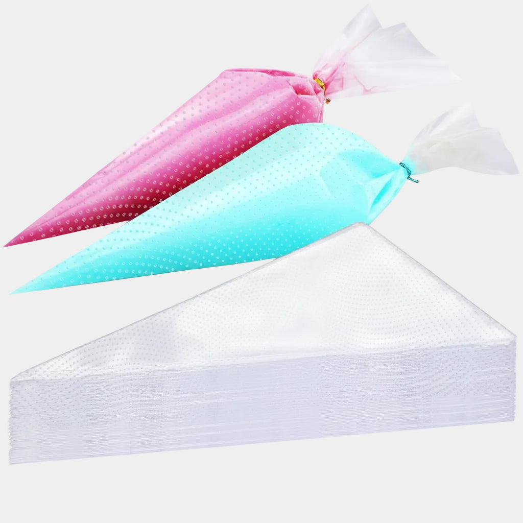 Conjunto de Decoração de Bolo Sacos de Confeitar Bicos Raspadores Cozedura