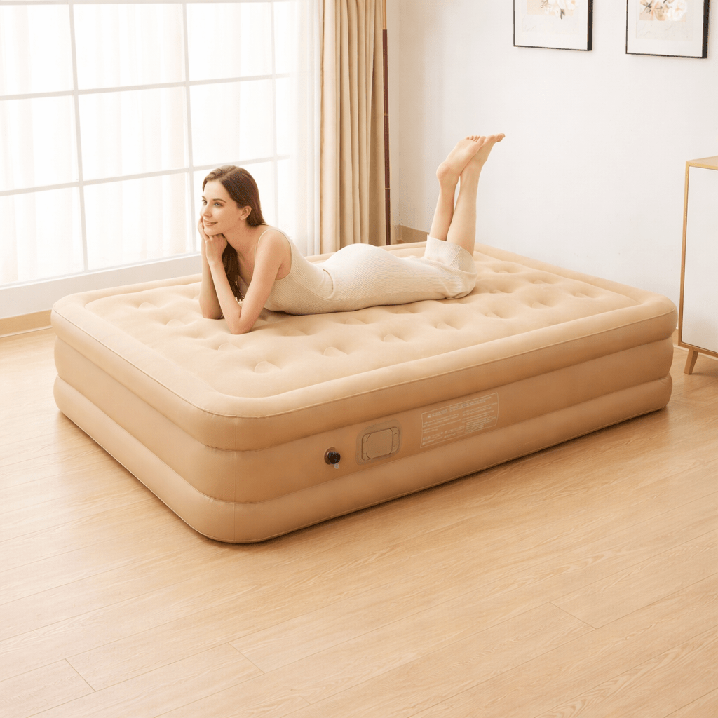 Colchão de Campismo Auto-inflável para 2 Pessoas Durável e Confortável