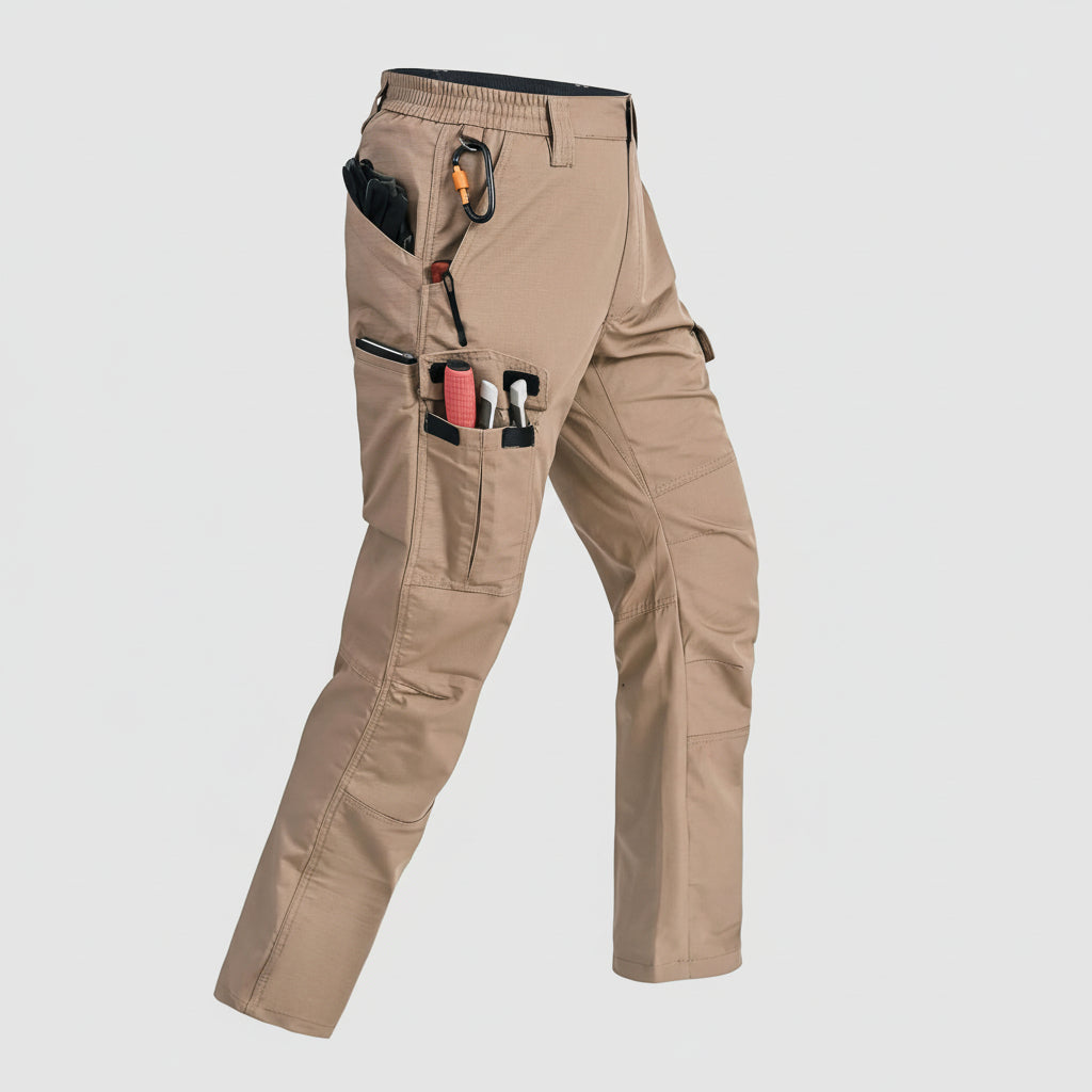 Calças de Trabalho Masculinas Táticas Cargo Resistente à Água Ripstop para Exterior