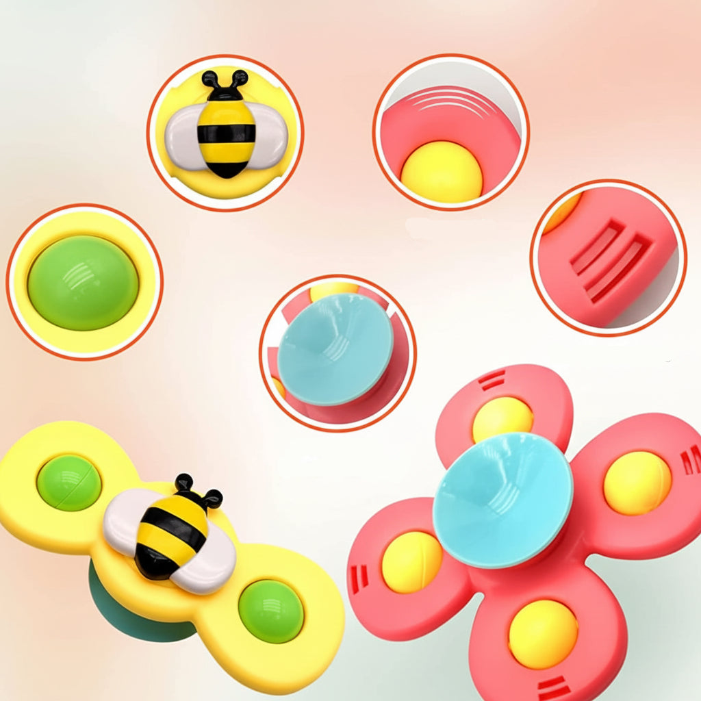 Brinquedo para Bebé Girador de Chupeta Brinquedo Sensorial Giratório