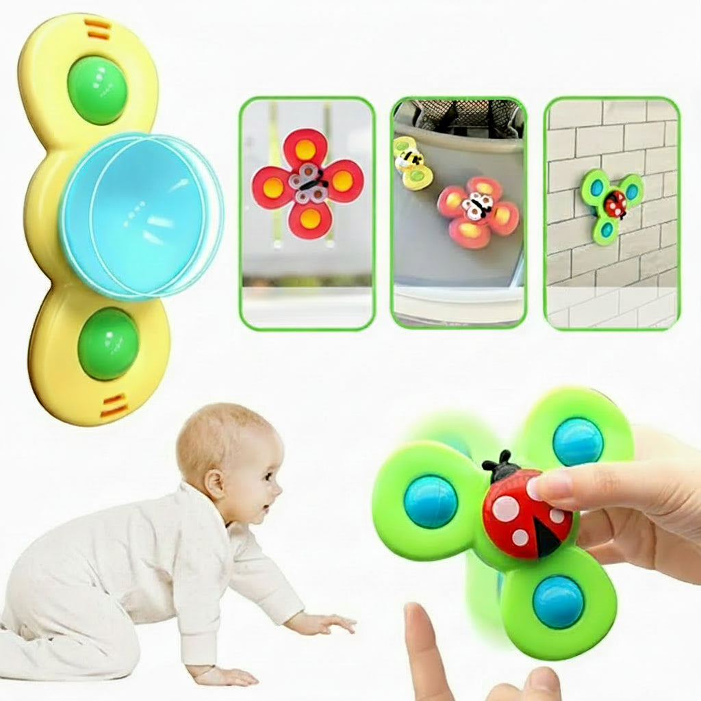 Brinquedo para Bebé Girador de Chupeta Brinquedo Sensorial Giratório