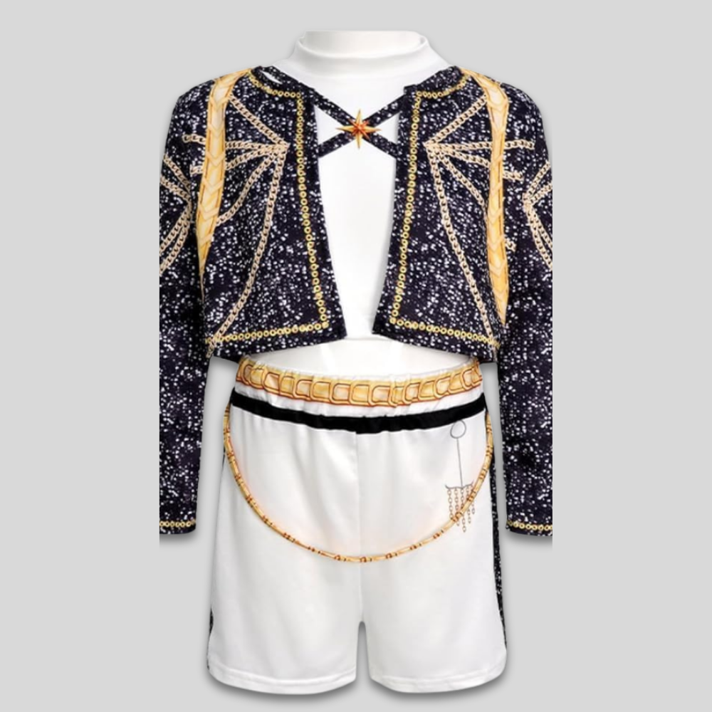 Kids Pop Singer Dance Costume Set K-Pop Inspired Outfit for Parties 2