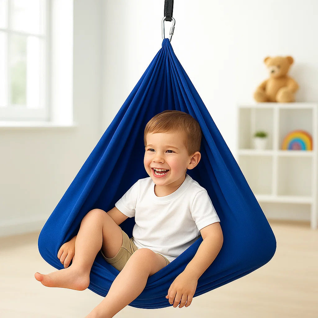 Kids Sensory Swing Soft Cotton Indoor Outdoor Relaxation Therapy 1