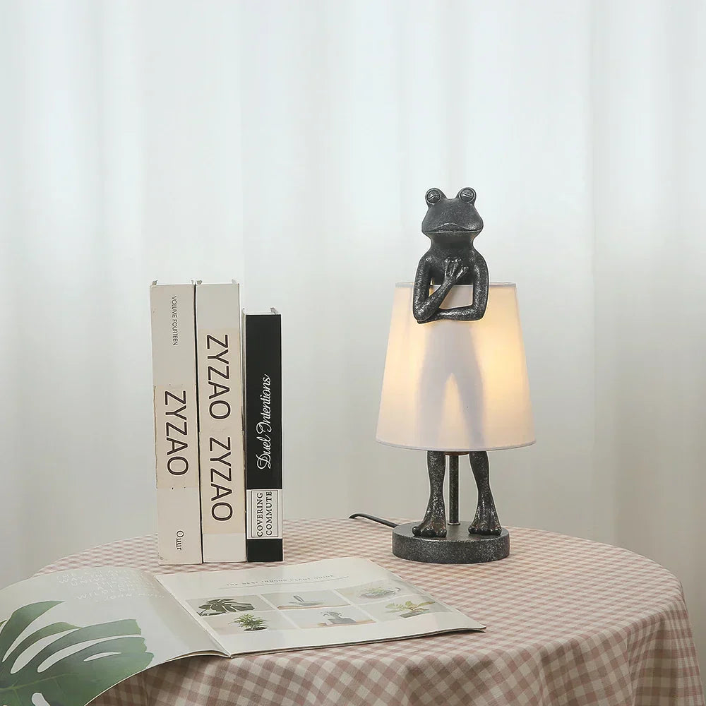 JungleGlow - Kikker LED Tafellamp in Modern Design voor Woonkamer & Kinderkamer