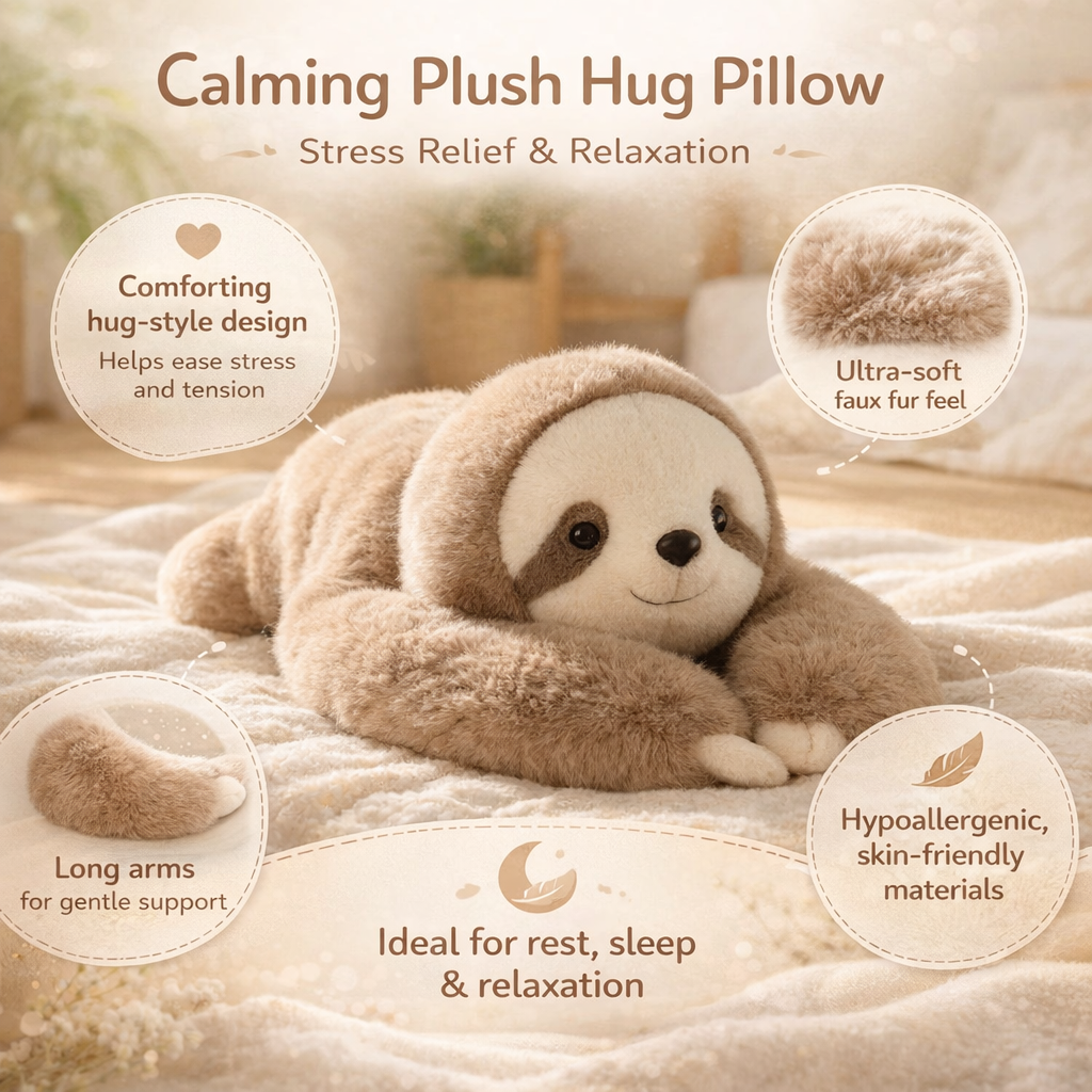 Kussen Pluche Stressverlichting Knuffelkussen Zachte Ondersteuning