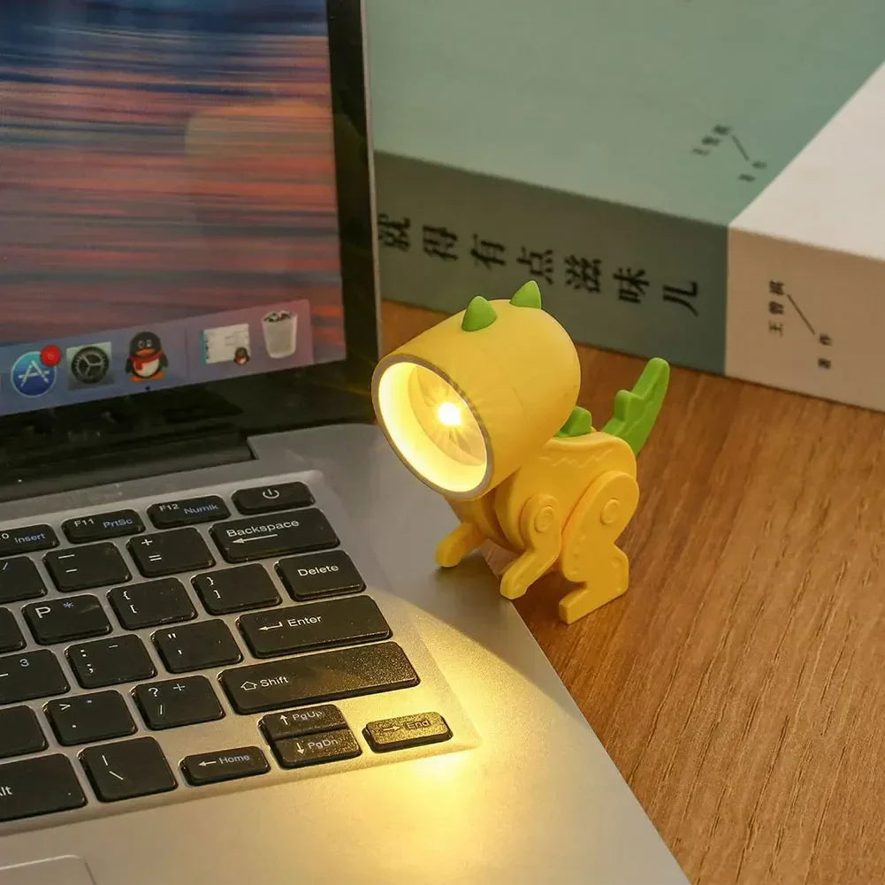 DinoGlow – Schattige Dinosaurus LED Tafellamp voor Kinderkamer | Dimbaar & Verstelbaar