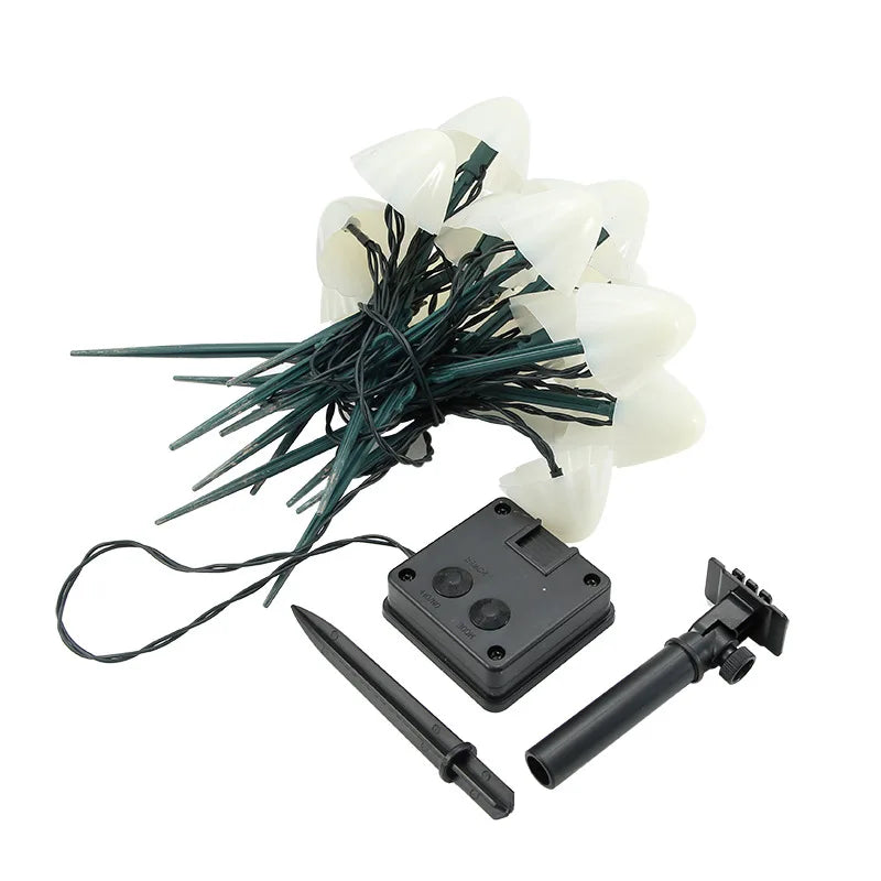 SolarGlow - Solar Mushroom Ambient Lighting – LED Garden Lamps on Solar Energy, Weatherproof