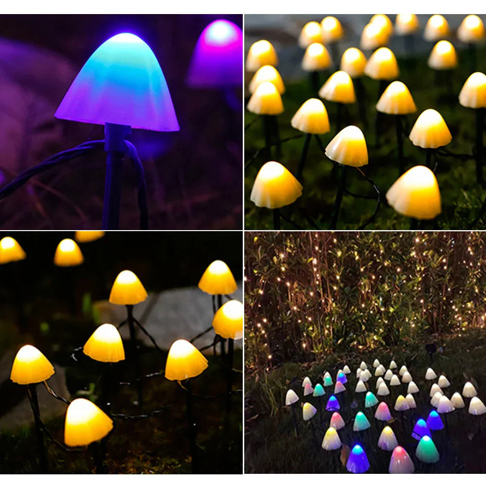 MysticShrooms - Sprookjesachtige Paddestoel Graslampen
