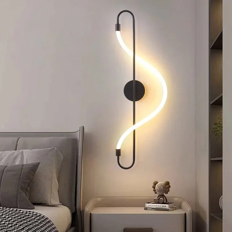 LumiForge - Lámpara de pared moderna de hierro