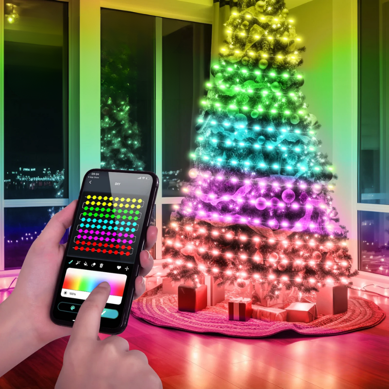TwinkleGlow - Feestverlichting met RGBIC voor Kerst en Evenementen