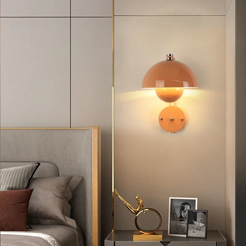 NightBud - Moderne Wandlamp met Paddenstoelontwerp
