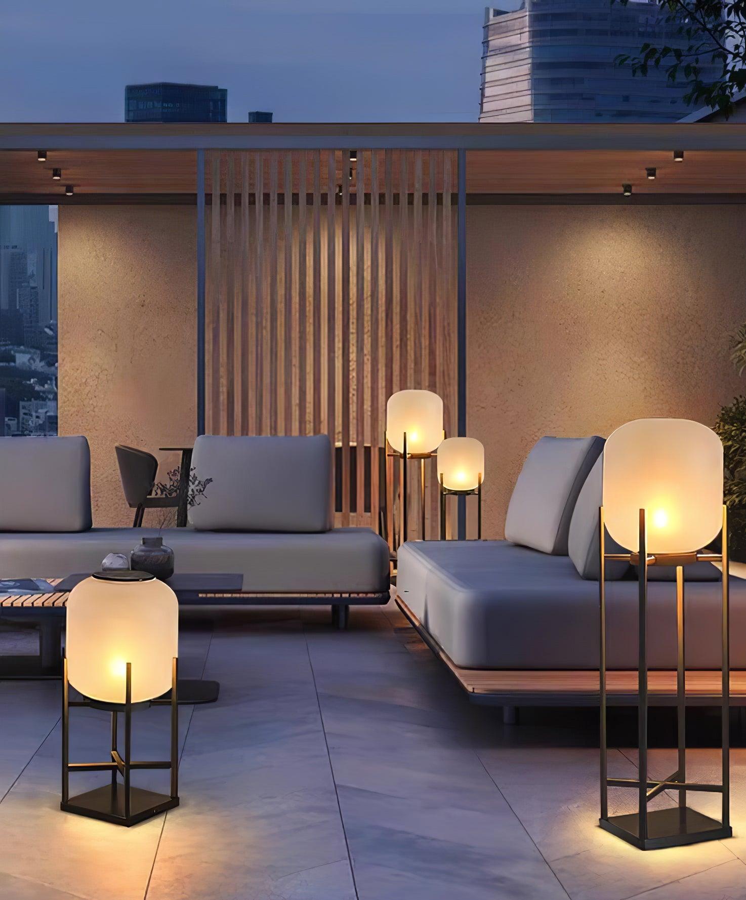 LumeStand - Solar LED Floor Lamp for Garden and Terrace
