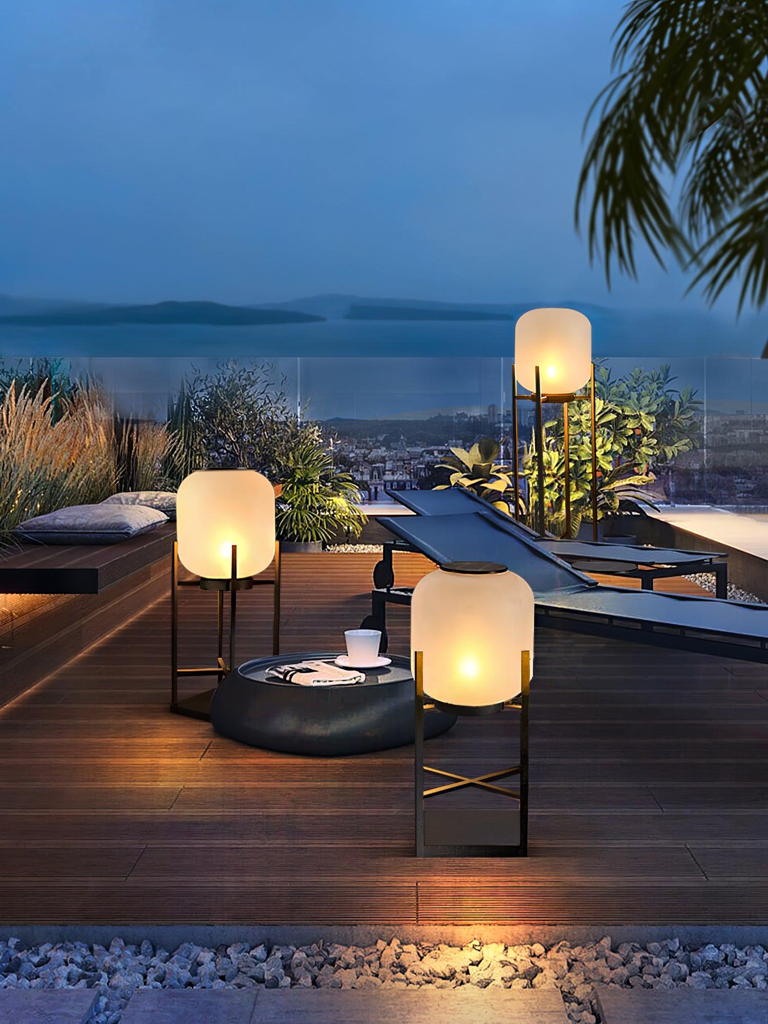 LumeStand - Solar LED Floor Lamp for Garden and Terrace