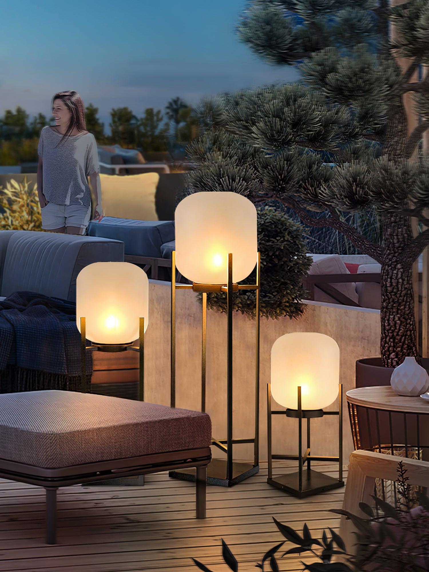 LumeStand - Solar LED Floor Lamp for Garden and Terrace
