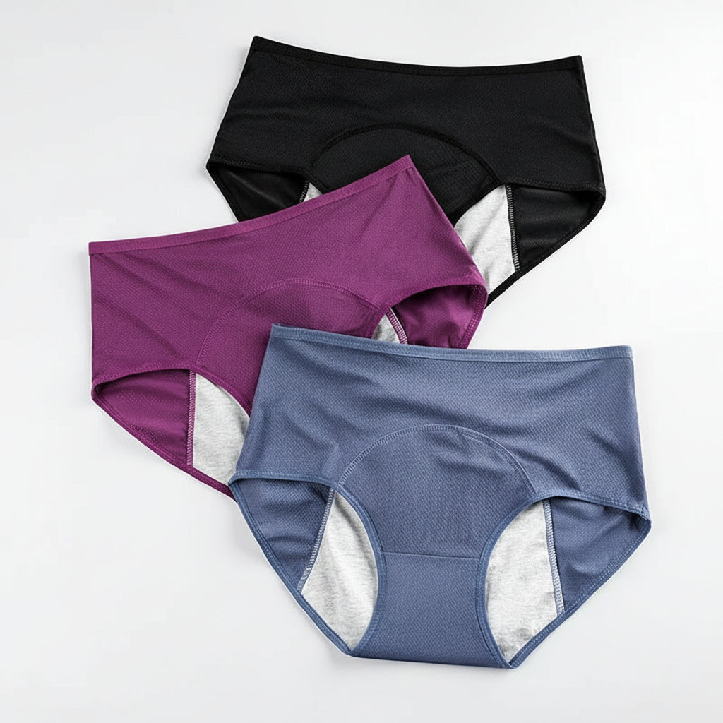 Leak-Resistant Period Briefs for Women Comfortable Soft Coverage 7