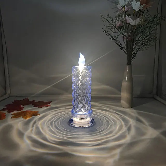 LuxeLicht - LED Diamant Nachtlampje voor Sfeerverlichting in Slaapkamer & Woonkamer
