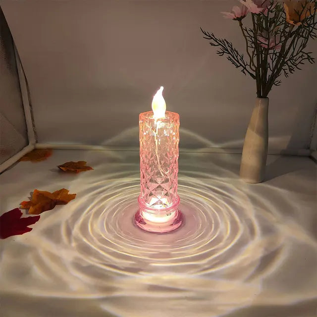 LuxeLicht - LED Diamant Nachtlampje voor Sfeerverlichting in Slaapkamer & Woonkamer