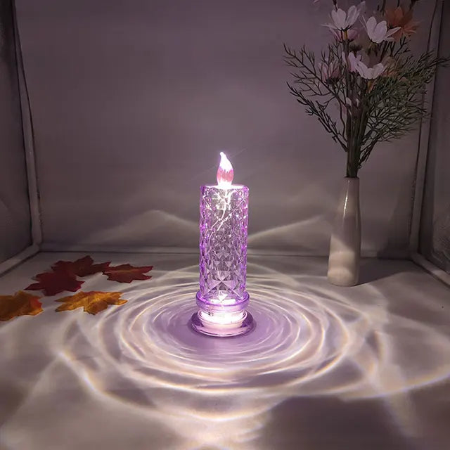 LuxeLicht - LED Diamant Nachtlampje voor Sfeerverlichting in Slaapkamer & Woonkamer