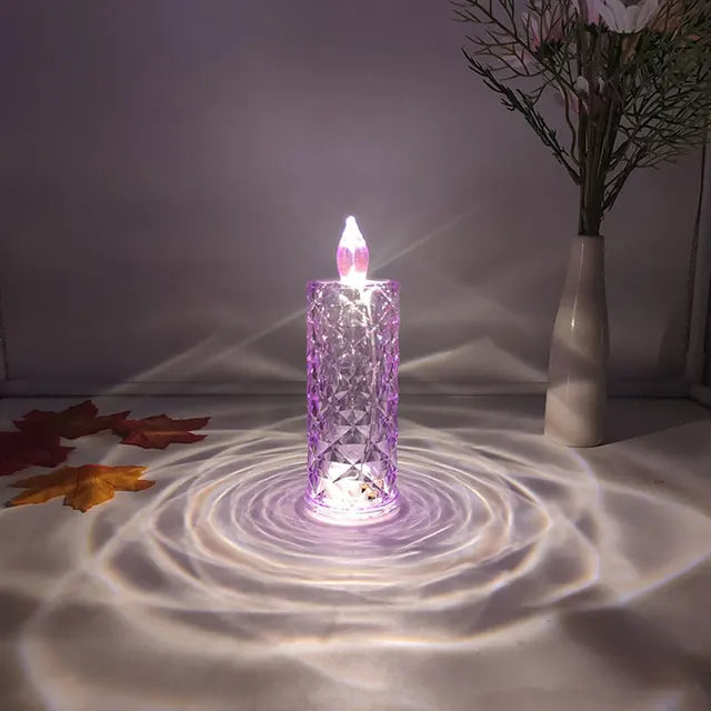 LuxeLicht - LED Diamant Nachtlampje voor Sfeerverlichting in Slaapkamer & Woonkamer