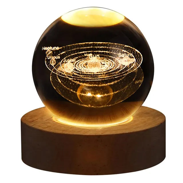 GalaxyGlow - Solar Systeem Tafellamp – LED Verlichting met Planetendesign