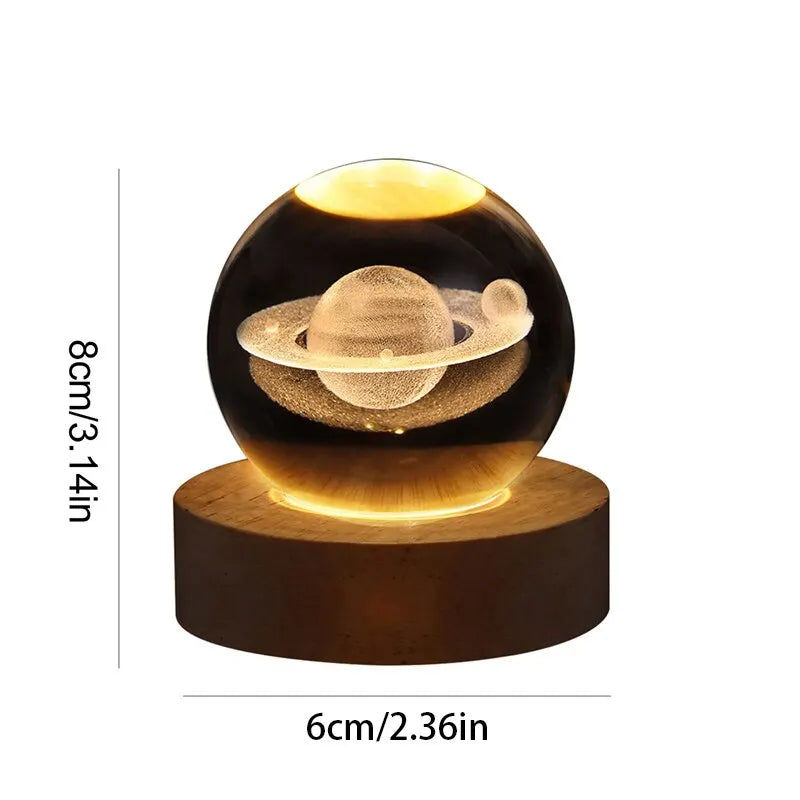GalaxyGlow - Solar Systeem Tafellamp – LED Verlichting met Planetendesign