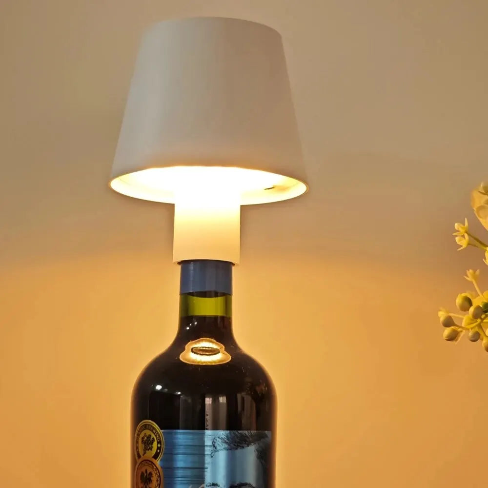 BottleGlow - LED Tafellamp voor Wijnflessen, Dimbaar & Draadloos