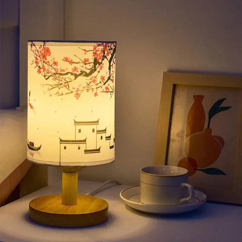 ZenGlow - Japandi Tafellamp met Elegantie