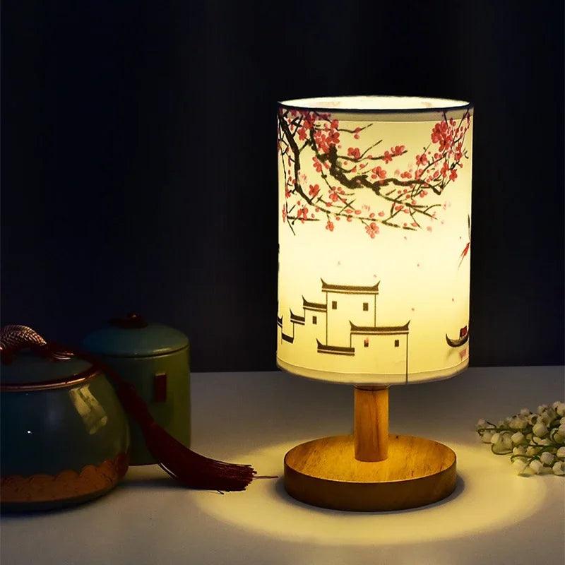 ZenGlow - Japandi Tafellamp met Elegantie